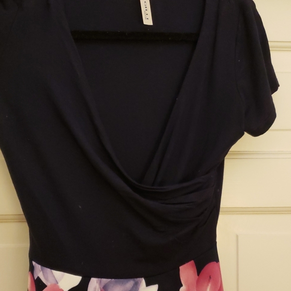 Floral & navy Gilli dress - Picture 2 of 2